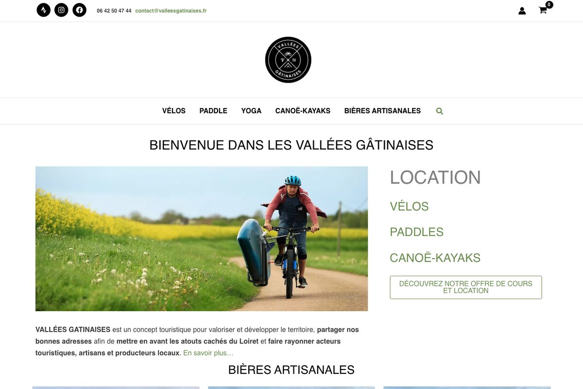 Vall&eacute;es G&acirc;tinaises — site web r&eacute;alis&eacute; par Lancer Un Site